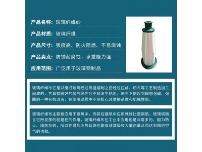 现货批发电子级100D玻璃纤维纱线 无碱合捻纱并股纱合股纱纤维纱图3