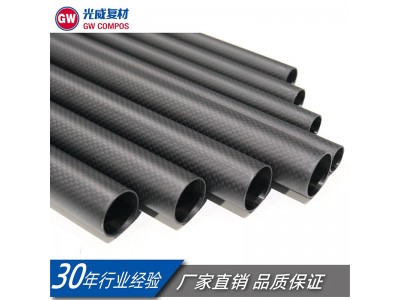 3K碳纤维管现货平纹亮光高强度T300碳管斜纹哑光碳管高模无人机管图5