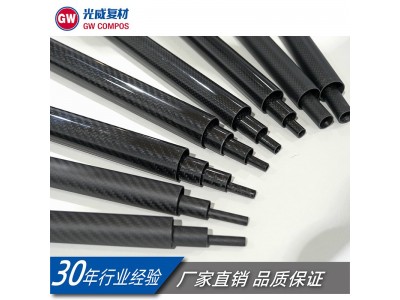3K碳纤维管现货平纹亮光高强度T300碳管斜纹哑光碳管高模无人机管图4