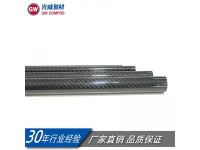 3K碳纤维管现货平纹亮光高强度T300碳管斜纹哑光碳管高模无人机管图3