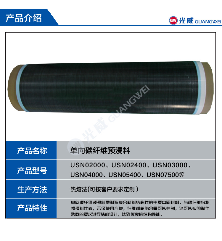 单向碳纤维预浸料2