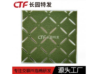 运动场足球场草坪发泡吸震基础材料人造草坪垫厂家图3