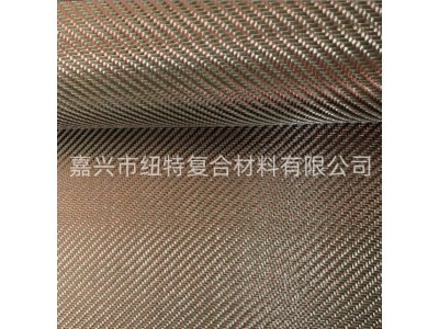 高品质供应 3k200g红色金银丝 斜纹碳纤维布图3