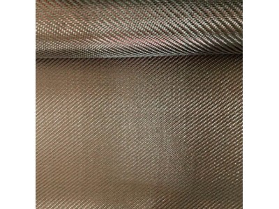 高品质供应 3k200g红色金银丝 斜纹碳纤维布图2