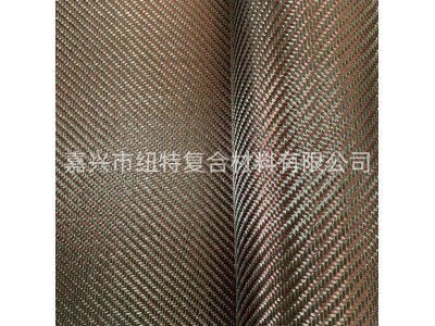 高品质供应 3k200g红色金银丝 斜纹碳纤维布图4