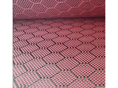 蜂窝纹足球纹碳纤维布 提花碳纤维布 多色可选图6