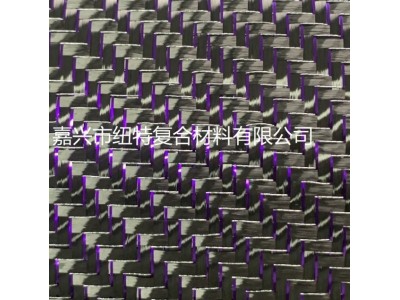 金银丝碳纤维布 紫色斜纹 品质好 碳纤维布 汽车改装 体育器材改图3