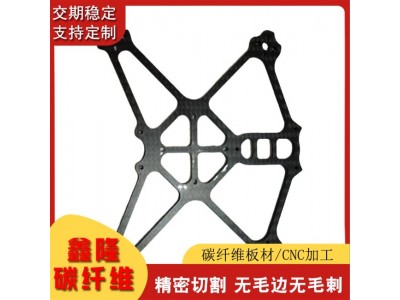 cnc加工生产3K碳纤维制品斜纹 高强度碳纤维板 滴胶碳纤维卡夹图4