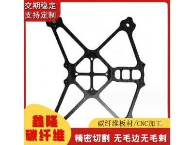 碳纤维管 高强度碳纤维支撑杆支架工厂家3K 斜纹平纹红色彩色碳管图3