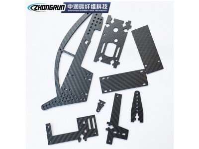批发碳纤维异形件 CNC碳纤维制品加工 碳板切割异型件 宜兴中润图5