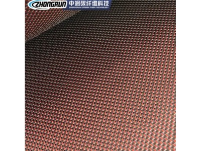 厂家直供彩色金银丝布 金属丝混编布 红丝+黑丝平纹 碳纤维混编布图5