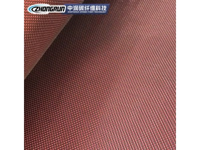 厂家直供彩色金银丝布 金属丝混编布 红丝+黑丝平纹 碳纤维混编布图4