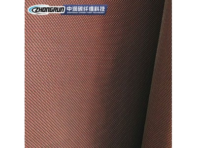 厂家直供彩色金银丝布 金属丝混编布 红丝+黑丝平纹 碳纤维混编布图2