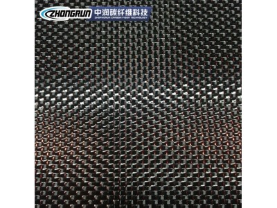 D碳纤维红银丝布混编皮革布金丝混编布覆膜平纹混编布汽车表面材图3
