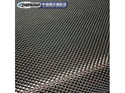 D碳纤维红银丝布混编皮革布金丝混编布覆膜平纹混编布汽车表面材图2