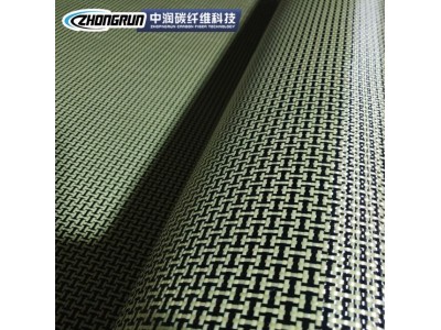 碳纤维机织物 芳碳混编布 3K 200AP碳纤维布加工 源头工厂现货图3