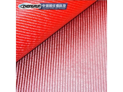厂家供应红色玻璃纤维布 电镀红色 用于运动器材制品 碳纤维布图3