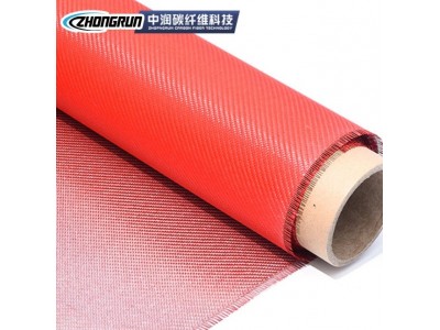 厂家供应红色玻璃纤维布 电镀红色 用于运动器材制品 碳纤维布图2