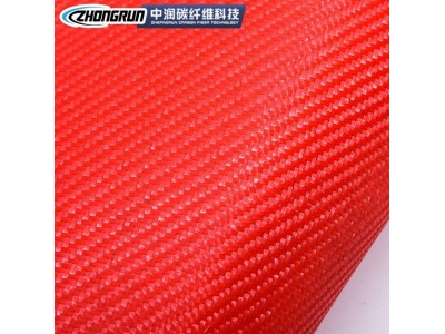 厂家供应红色玻璃纤维布 电镀红色 用于运动器材制品 碳纤维布图5