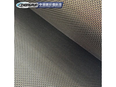 厂家批发碳纤维金银丝布 碳纤维混编金属丝汽车装饰件包覆材料图2
