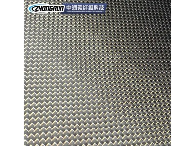 厂家批发碳纤维金银丝布 碳纤维混编金属丝汽车装饰件包覆材料图4
