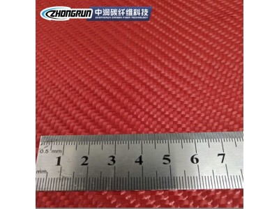 厂家供应碳纤维加强加固芳纶红色平纹制品阻燃防弹材料可承受高温图2