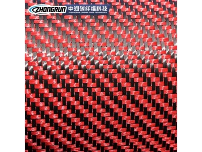 供应布ZR3K200AT-R斜纹碳纤维混编布制品批发各类碳芳混编图5