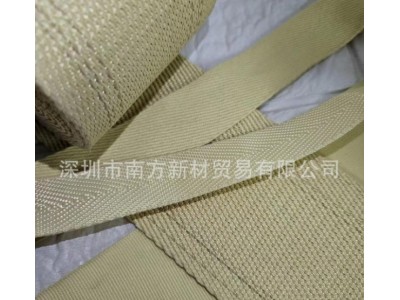芳纶织带包边带 防火服箱包用 承重安全带 阻燃松紧弹力带图3