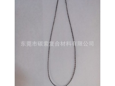 供应:Φ0.2mm、Φ0.4mm、Φ1mm碳绳|碳纤维缝合线|碳钎维绳图2