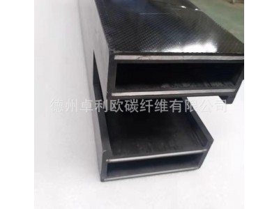 3K卷制碳纤维管加工高强度型材平纹碳纤维管轴辊用斜纹亮图2