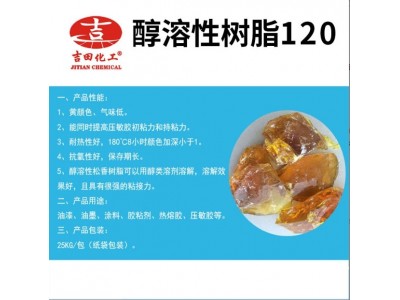吉田醇溶性树脂120气味低相溶性BC05提高初粘力和持粘力油漆油墨图2