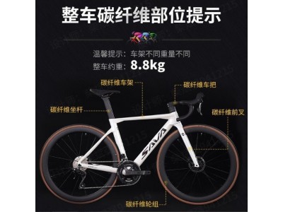 高端全碳纤维公路自行车24速7120油压碟刹变速超快赛车成人公路车图3