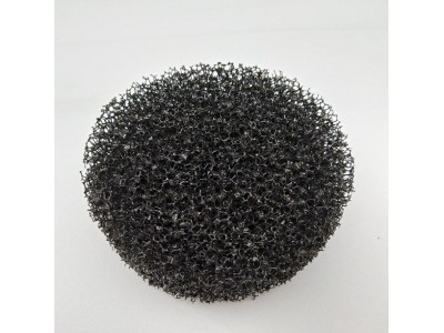 厂家定做 黑色毛绒活性炭海绵 高吸附 15mm活性炭堆积箱水垫片图2
