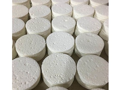 白色干态吸水纤维木浆棉 高温仪垫片 清洁电极片导电棉图4