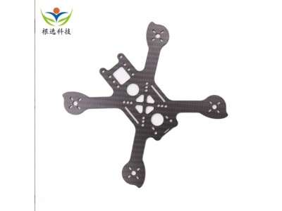 碳纤维板制品 航模机架无人机碳纤维材配件 无人机碳纤维板材配件图2