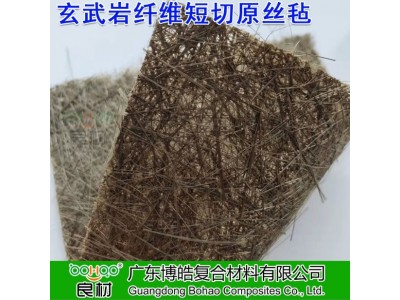 玄武岩纤维短切原丝毡200-600g短切毡 复合材料船体/储罐增强纤维图2