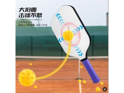 跨境热销碳纤玻纤儿童匹克球拍 卡通球拍定制孩子礼品 初学者入门图3