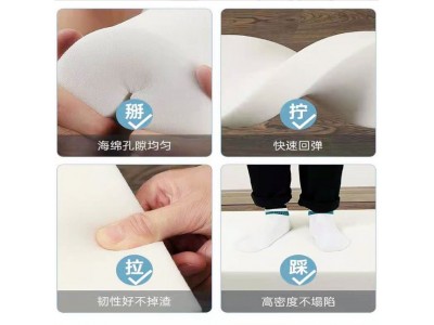海绵东莞厂家聚氨酯PU发泡海棉阻燃防火床垫沙发高密度 海绵垫环保图3