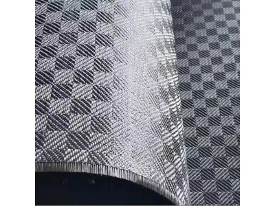 现货供应3k280克碳纤维方格纹布 碳纤维双向布 汽车装饰用纤维布图2