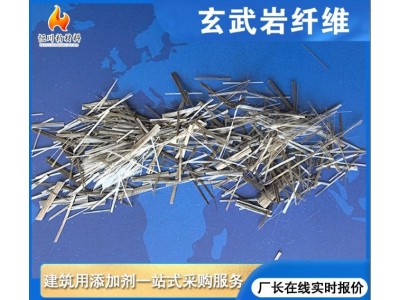 混凝土玄武岩纤维 沥青路面增强纤维 高强耐高温矿石短切纤维图3