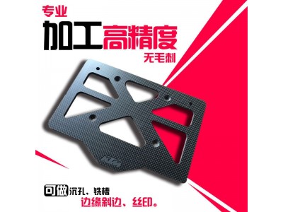 厂家直销玻璃碳纤维板材3K碳板CNC雕刻碳纤维制品切割来图批发图2