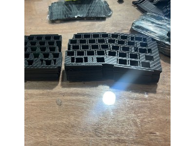 黑色短切复合材料CNC雕刻3k平纹全碳斜纹碳纤维定位板厂家批发图3