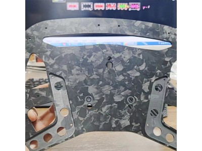 锻造纹装饰贴片碳纤维复合材料哑光亮光锻造纹碳纤维板材厂家供应图3