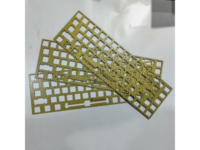 亮光碳纤维定位板精度加工CNC雕刻键盘强度平纹定位板厂家批发图4