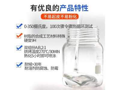 SJ-8050陶瓷涂料 9H高硬度高耐磨高温硅氧烷 水性无机陶瓷硅树脂图4