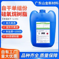 SJ-651不黄变树脂自干单组份高抗刮高硬抗涂鸦耐盐雾透 明涂料