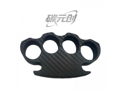 碳纤维指虎防身加厚四指全掌破窗碳纤维板材料加工切割碳纤维护具图2