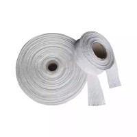 二氧化硅纤维编织套管高硅氧套管1700度石英纤维阻燃隔热高温护套